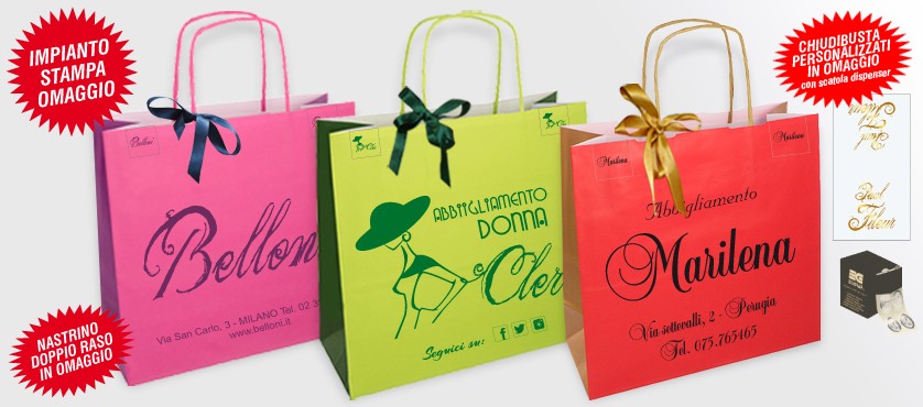 Shopper personalizzate BICOLOR SPRING